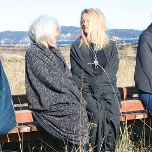 My Classic Charcoal Travel Tube Blanket for Airplane travel, great Travel Gift